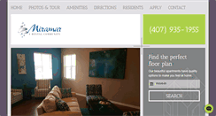 Desktop Screenshot of miramarapartmenthomes.com